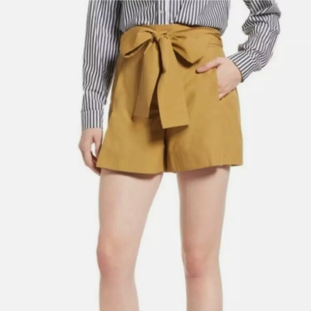 J.Crew  Tie-waist Short Cotton Poplin